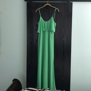Gianni Bini Bright Green Maxi Dress